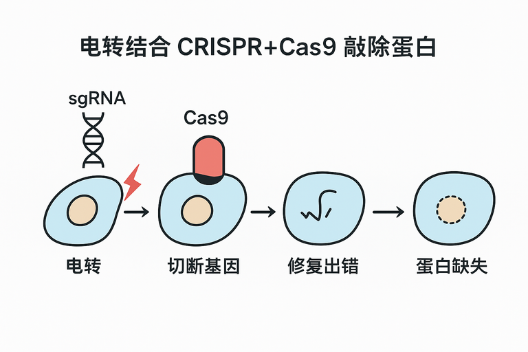 电转结合CRISPR-Cas9基因敲除_small